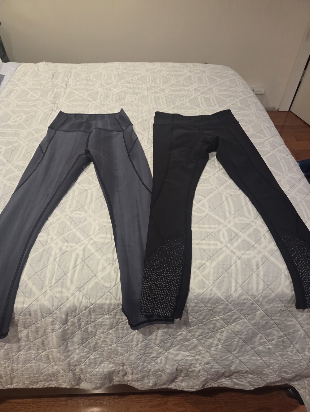 Lululemon Athletica Bundle High-Waist Leggings Duo - Gray & Black Size 4